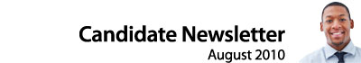 Candidate Newsletter - March 2010